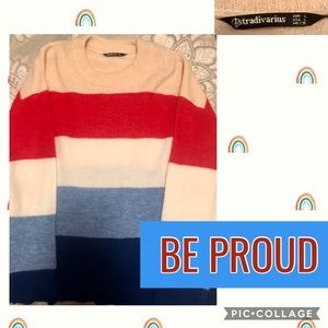 🌈BOLD RETRO CHIC in WARM STRADIVARIUS STRIPES🌈